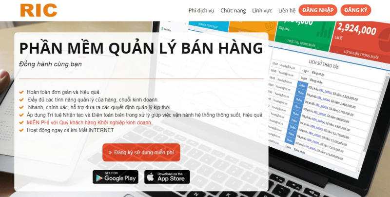 phần mềm quản lý bán hàng free download  - TrustSales