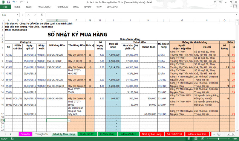 phần mềm quản lý bán hàng excel - TrustSales