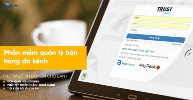 phần mềm quản lý bán hàng siêu thị mini - TrustSales